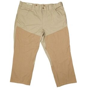 ORVIS Men's Size 44x28 Khaki Missouri Breaks Field Briar Outdoor Hunting Pants